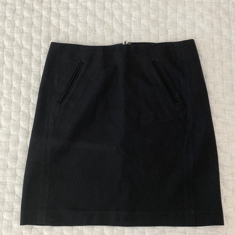 LOFT black mini skirt